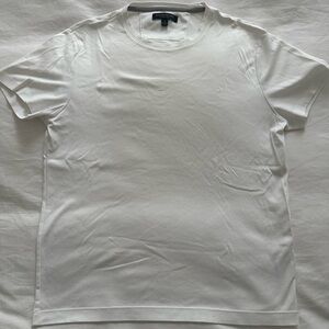 Banana Republic White Luxury Touch Crewneck Short Sleeve Tee